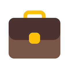 briefcase flat icon
