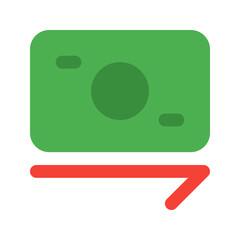 money transfer flat icon