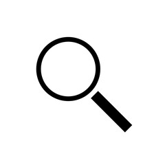 A magnifying glass with a white background. Concept of curiosity and exploration