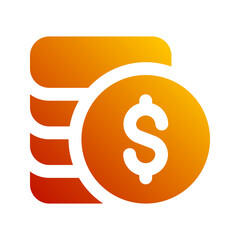 budget gradient icon