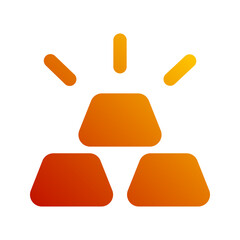 gold gradient icon