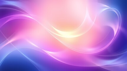 Obraz premium Radiant pastel swirls in pink and purple gradient