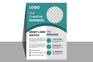 business flyer design emplate vecto Corporate Presentation layout modern creative professional Vector modern template creative professional busi and flyer design 
