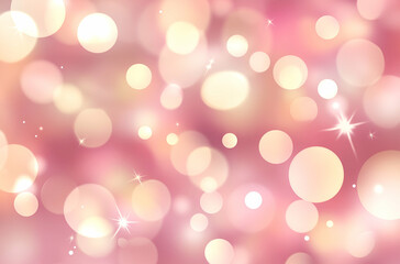 Pink Bokeh Lights Background: A Dreamy Abstract Sparkle