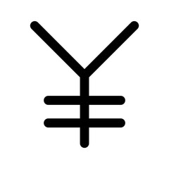 yen line icon