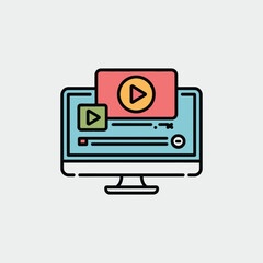 Flat vector illustration. Vector icon. Flat icon