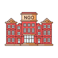 Fototapeta premium Flat vector illustration. Vector icon. Flat icon