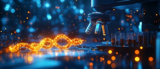 Futuristic Science Lab Environment