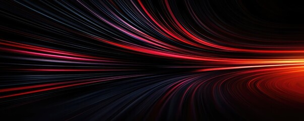 Burst abstract background idea. Dynamic motion lines in red and black, creating a vibrant, energetic visual abstract.