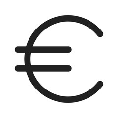 euro line color icon