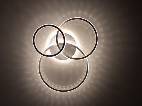 Modern Round LED Chandelier Ceiling Light