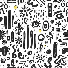 Abstract Brushstroke Shapes Collection for Design