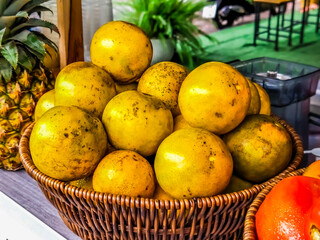 basket of oranges