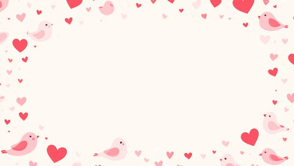 illustration background representation of love,Valentine's Day concept.