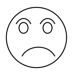 icon depicting being angry