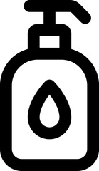 UI Soap Vector Icon Illustration. Line Style