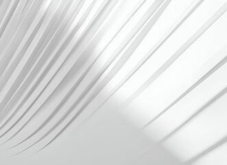 Obraz premium Abstract White Architectural Lines and Shadows: A Study in Minimalist Design