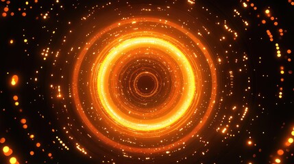 Futuristic particle effects with AI-inspired grid patterns, glowing circuits, and vibrant lighting tones for creative backgrounds