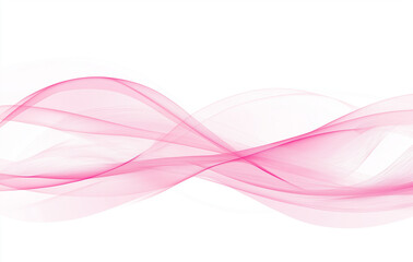 Abstract vector illustration of pink smoke on a white background, featuring smooth edges, soft glow effects, wavy lines, and elegant flowing patterns in high resolution