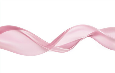 Abstract vector illustration of pink smoke on a white background, featuring smooth edges, soft glow effects, wavy lines, and elegant flowing patterns in high resolution