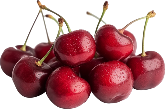 cherry fruit PNG, cherry slice with a transparent background