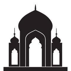 Arch window, Mosque vector