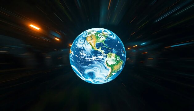 Earth's Passage: A Dynamic, Whizzing Planet in Cosmic Flight