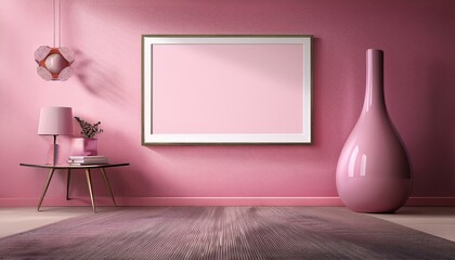 Pink Studio Space: 3D Gradient Aesthetic Design