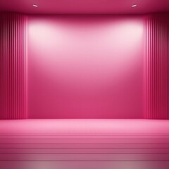 "Soft Pink Gradient Studio Render