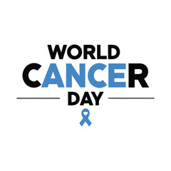 World cancer day Background Template design for Poster or Banner