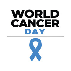 World cancer day Background Template design for Poster or Banner
