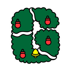 Christmas Alphabet Letter G