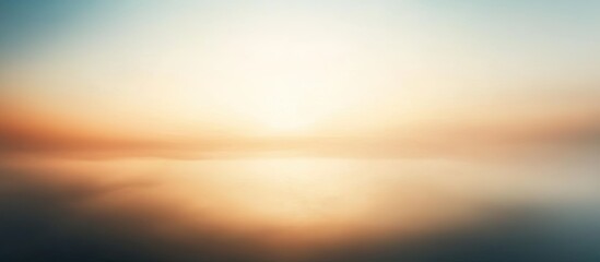 Obraz premium Soft sunset over calm water.