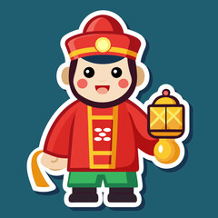 cartoon chinese new year