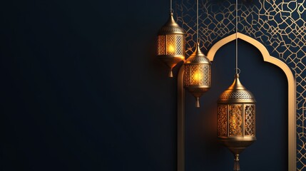 Luxurious Ramadan Greeting Card