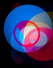 Obraz premium background with circles