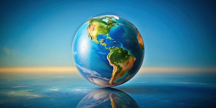 Interconnected Americas: An AI-generated globe portrait visually represents global networks and shared destinies.