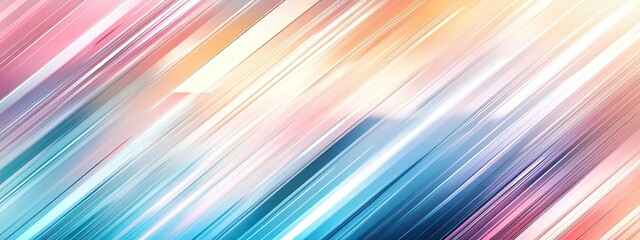 Obraz premium Abstract gradient background with diagonal streaks of pastel colors creating a serene and dynamic atmosphere