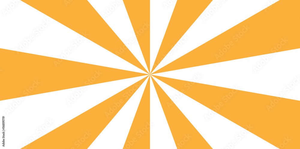 Poster sunburst beam light vintage shine and graphic summer explosion pattern. gradient bright sunrise isol