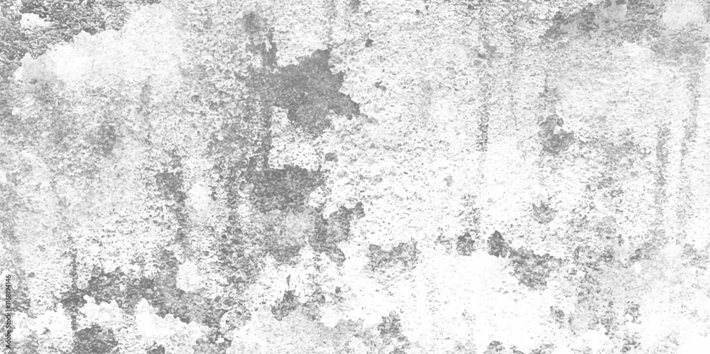Poster abstract texture of a concrete wall with cracks. white damage wall concrete distressed texture. gray