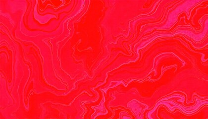 Vivid abstract fluid art demonstrating swirling motions in fiery red and soft pink tones textured background 