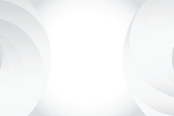 White abstract background with circle shape