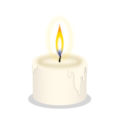 Illustration of mourning candles