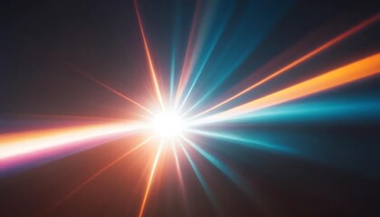 Obraz premium Glowing Light Leaks and Lens Flares for Cinematic Effects