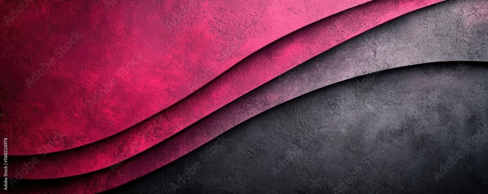 Poster Grungy abstract background idea. Abstract waves of red and black create a striking textured background for designs.