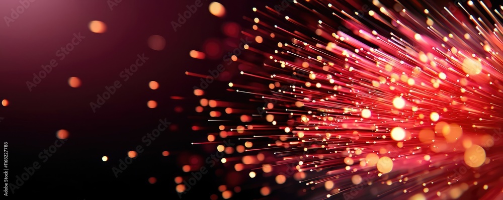 Aufkleber Burst abstract background concept. Dynamic burst of lights and colors creating an abstract background.