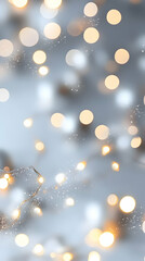 Festive lights bokeh background, perfect for holiday cards or website designs.