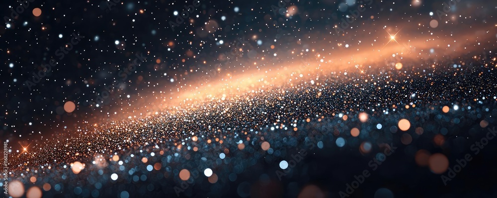 Aufkleber galaxy abstract background concept. stunning cosmic swirl of stars with vibrant colors and luminous 
