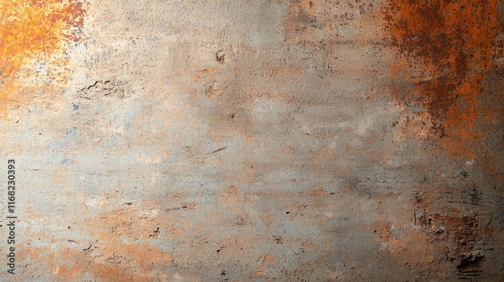 Aufkleber Grungy abstract background idea. A textured abstract background showcasing subtle hues and rust patterns.