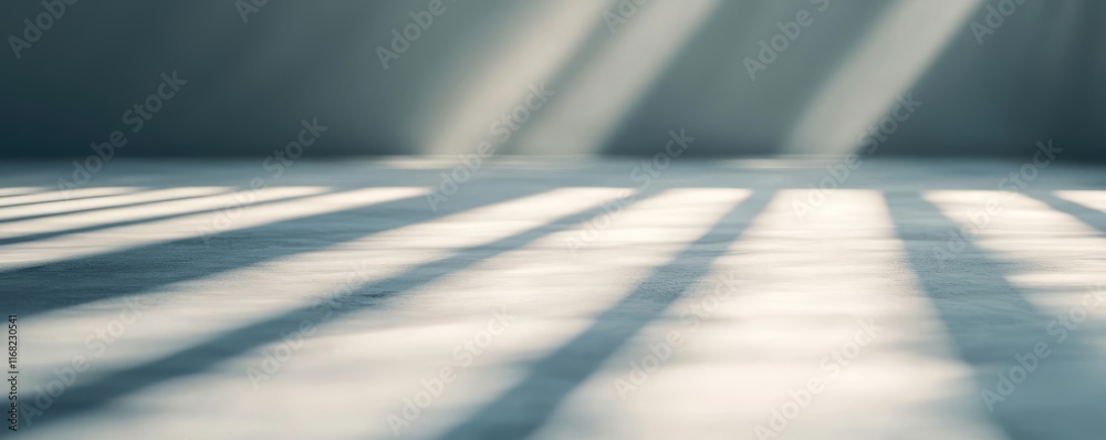 Poster Grungy abstract background idea. Soft light creating shadows on a serene surface, evoking calm and tranquility.